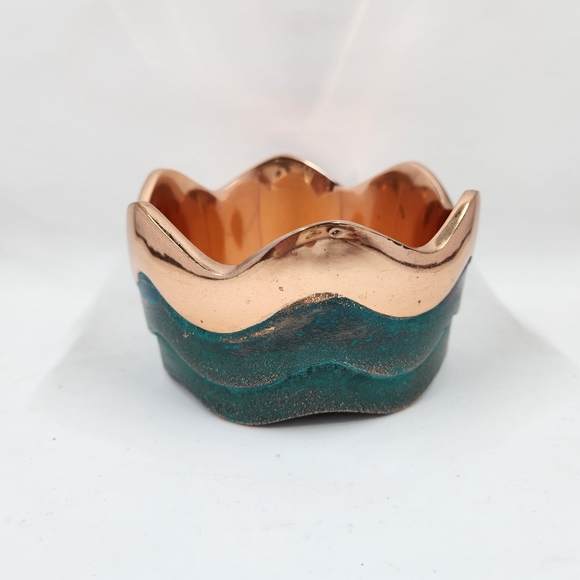 Nambe Other - Nambe Copper Canyon Wine Coaster by Lisa Smith 2020 Design MT 0221